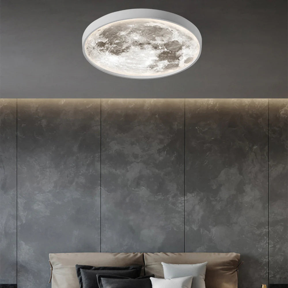 Arisha Modern Flush Mount Ceiling Light Black/White Bedroom - Lamp Copper