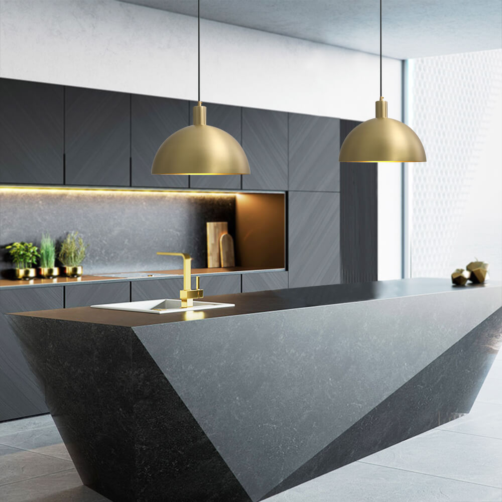 Nordan Modern Metal Pendant Light - Lamp Copper