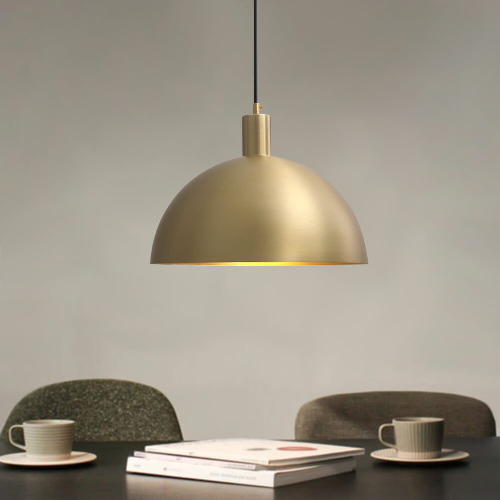 Nordan Modern Metal Pendant Light - Lamp Copper
