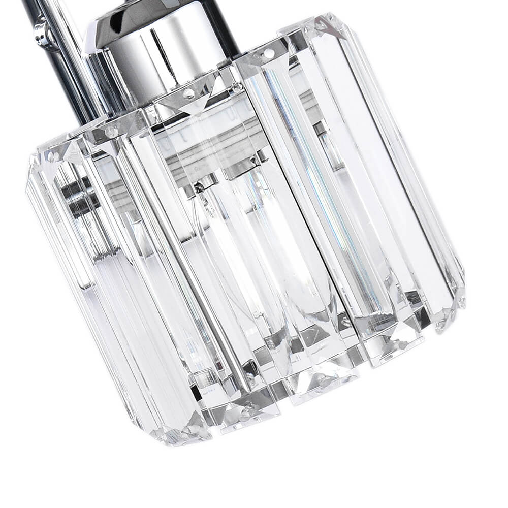 Ogon Modern Crystal Vanity Wall Sconce - Lamp Copper
