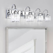 Ogon Modern Crystal Vanity Wall Sconce - Lamp Copper