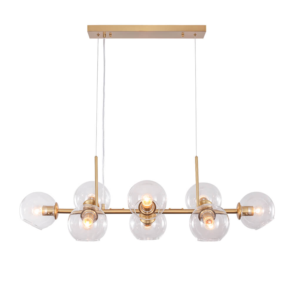 Valera Modern Mid-Century Metal Pendant Light - Lamp Copper