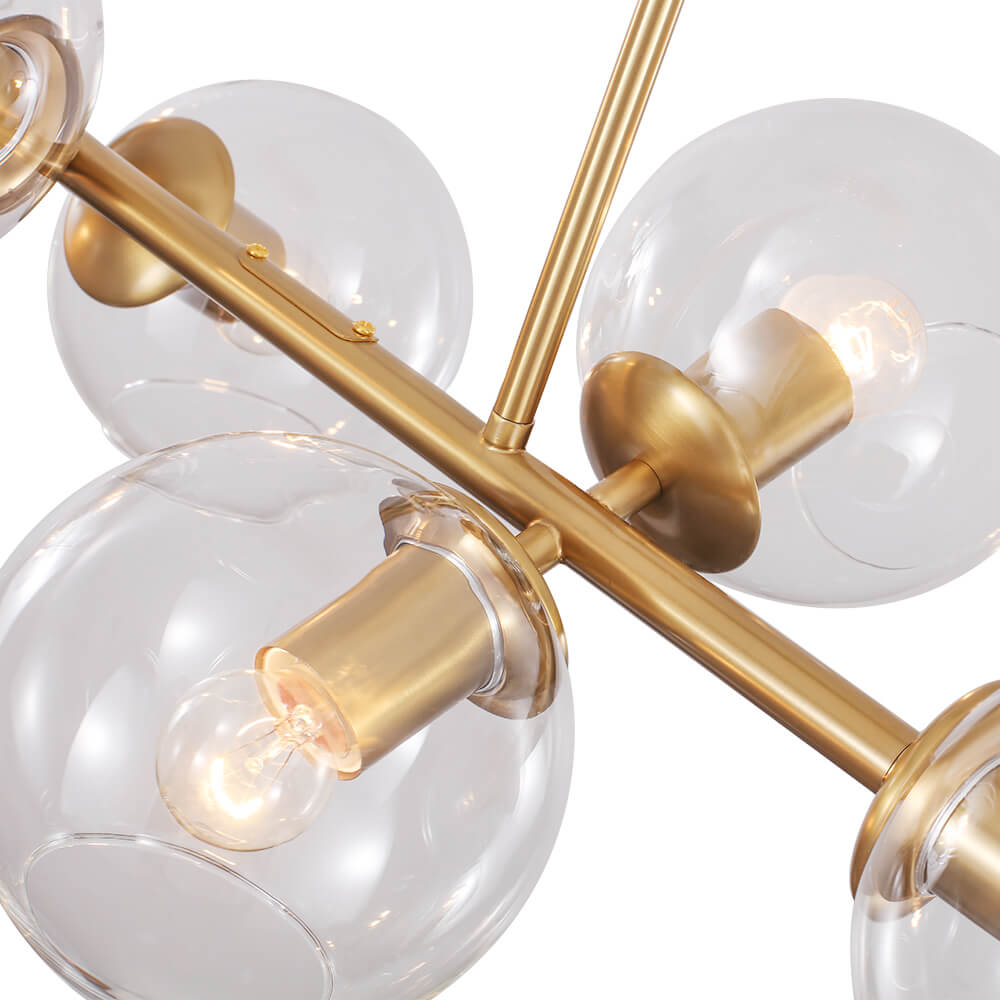 Valera Modern Mid-Century Metal Pendant Light - Lamp Copper