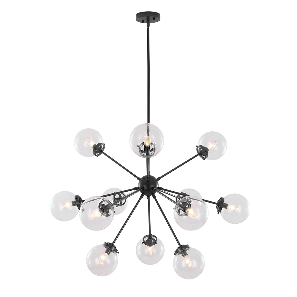 Boreal Modern Sputnik Metal Chandelier - Lamp Copper