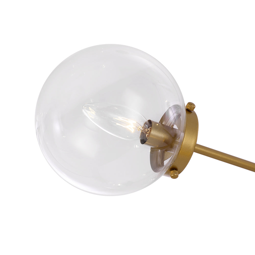 Boreal Modern Sputnik Metal Chandelier - Lamp Copper