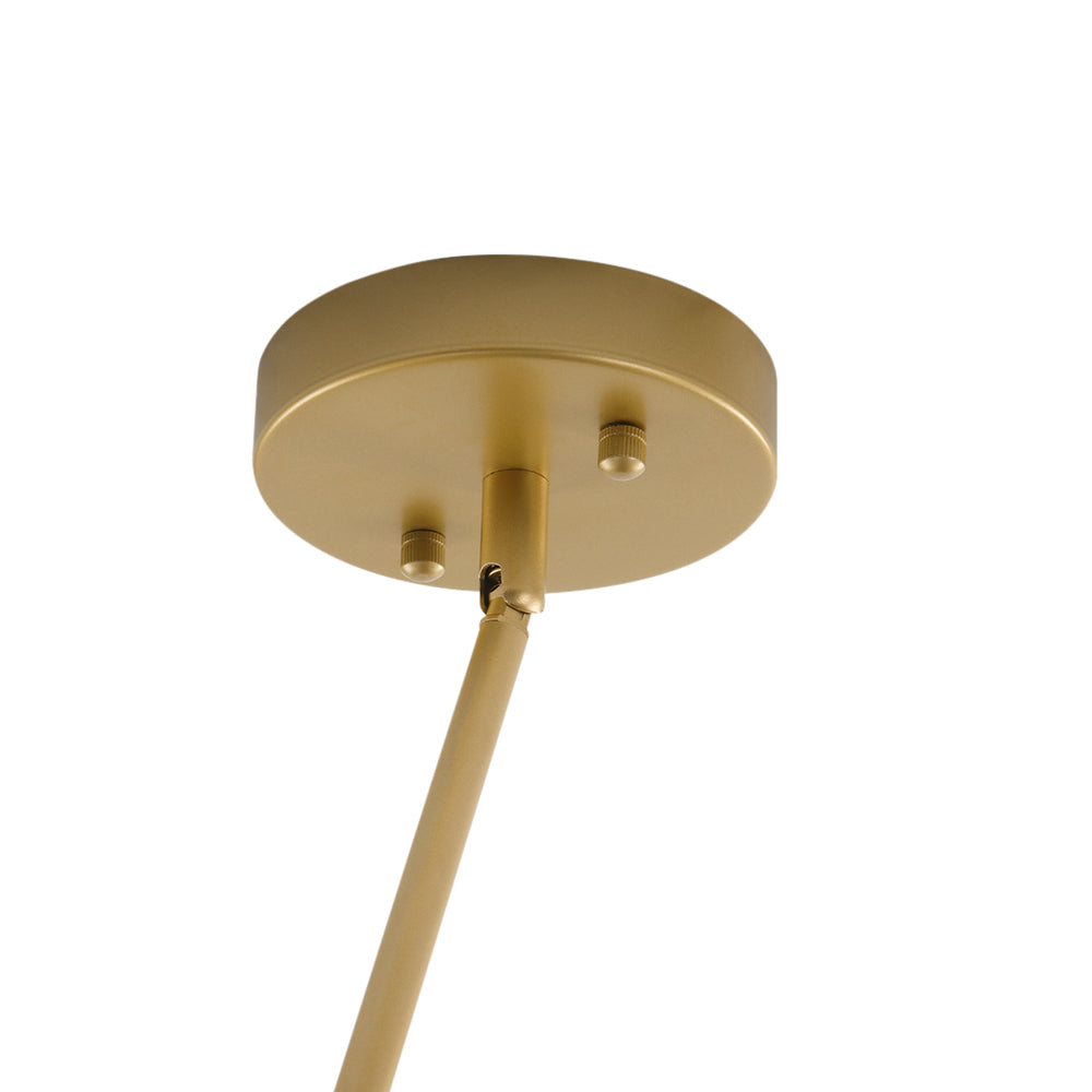 Boreal Modern Sputnik Metal Chandelier - Lamp Copper
