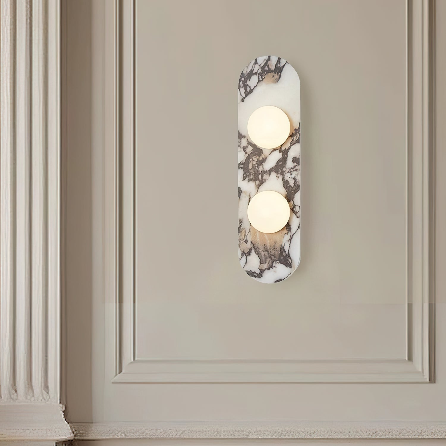 Avi Marble Wall Lamp - Lamp Copper