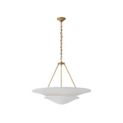 Avinisra Modern Minimalist Brass Metal Chandelier - Lamp Copper