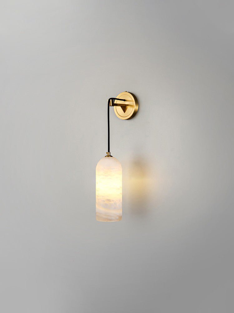 Vaelara Pendant Alabaster Wall Light - Lamp Copper