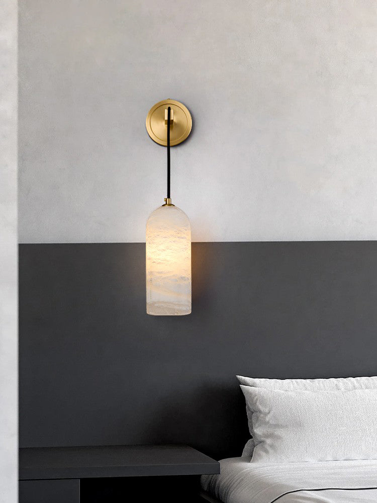 Vaelara Pendant Alabaster Wall Light - Lamp Copper