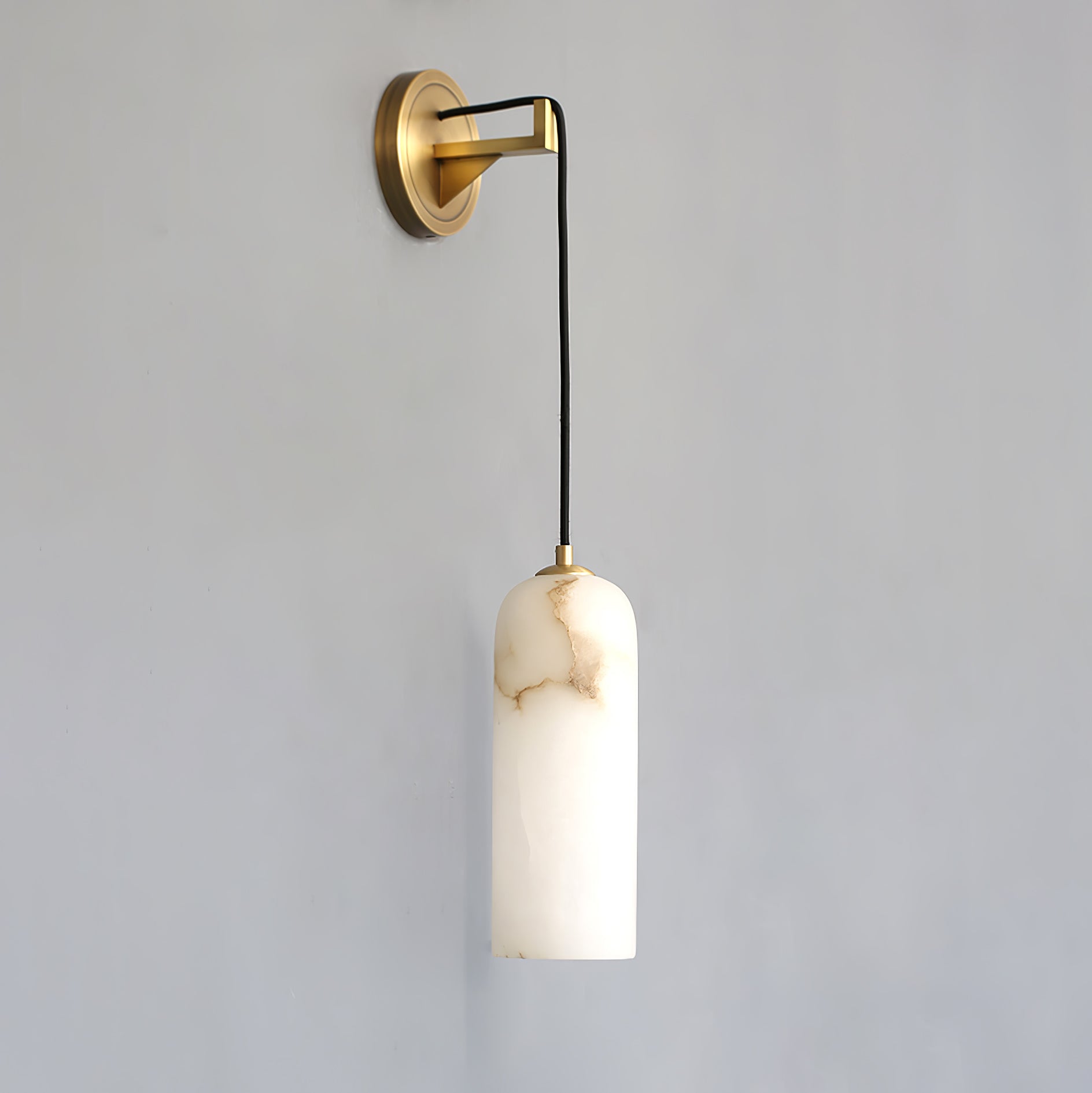 Vaelara Pendant Alabaster Wall Light - Lamp Copper