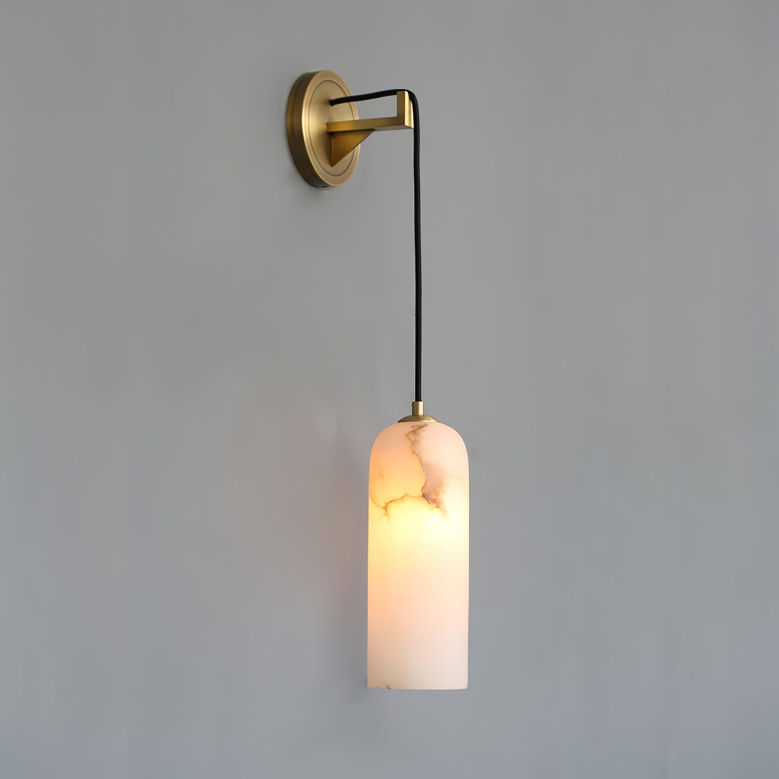 Vaelara Pendant Alabaster Wall Light - Lamp Copper