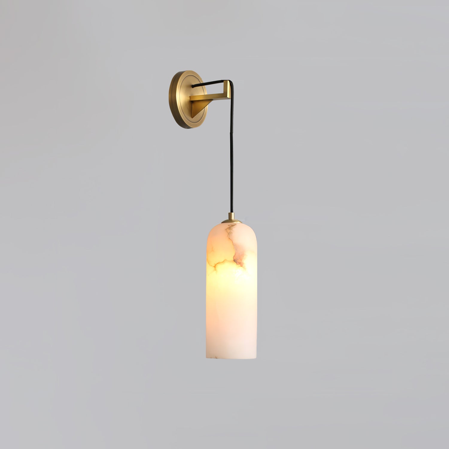 Vaelara Pendant Alabaster Wall Light - Lamp Copper