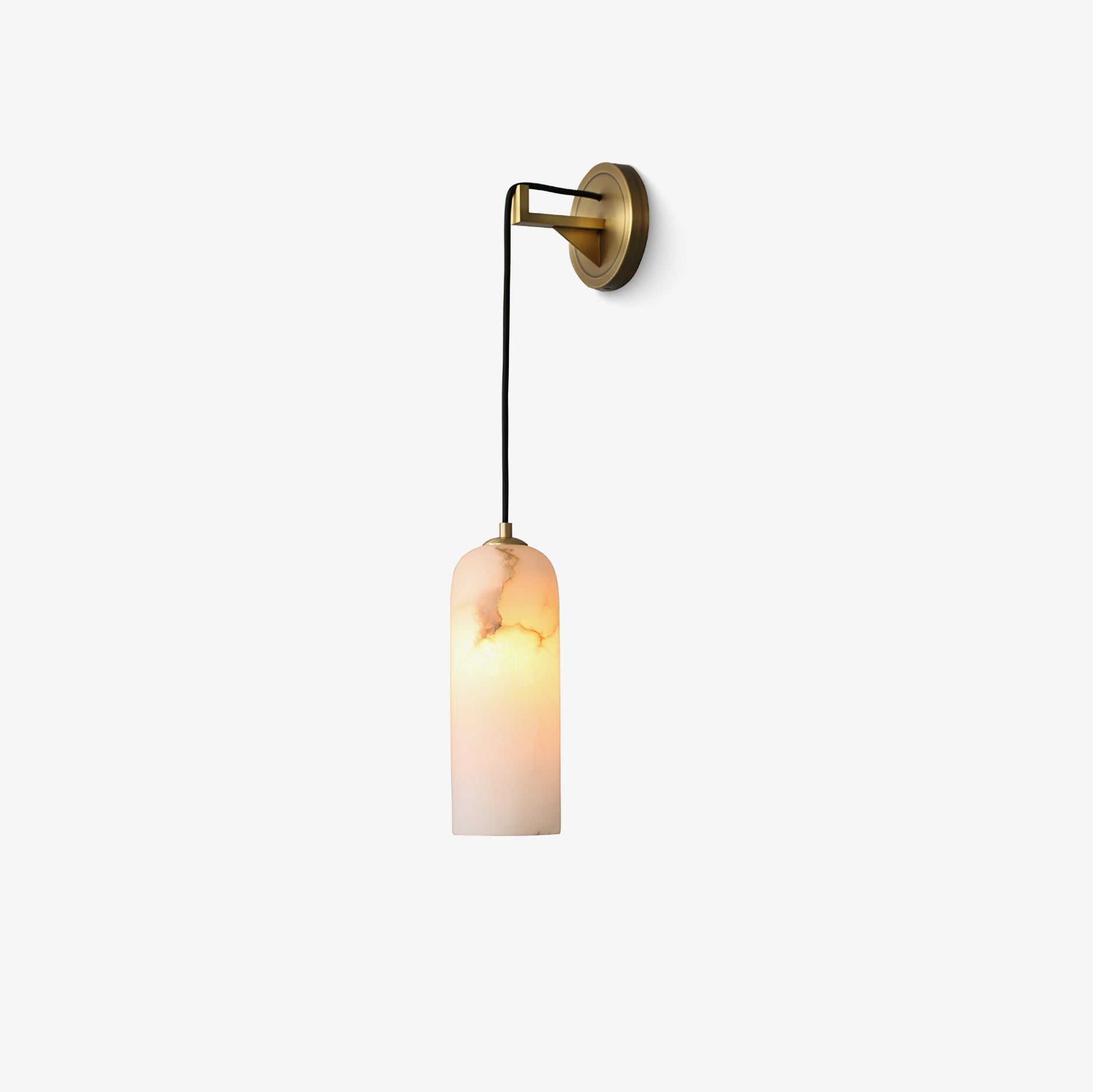 Vaelara Pendant Alabaster Wall Light - Lamp Copper