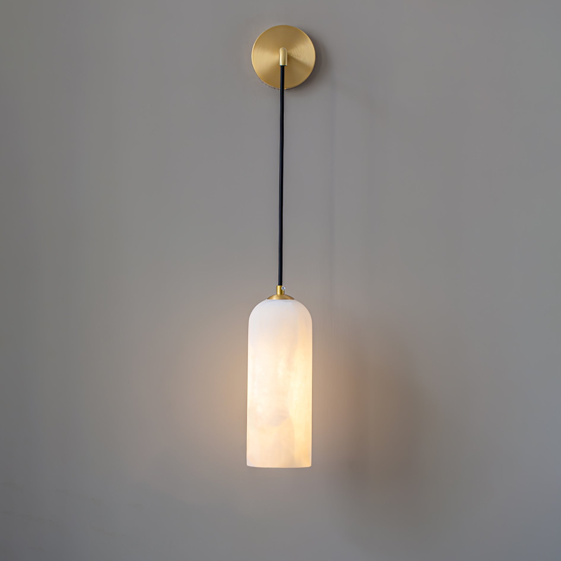 Vaelara Pendant Alabaster Wall Light - Lamp Copper