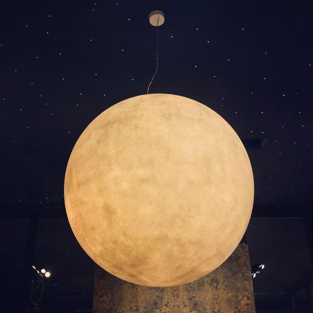 Lunara Moon Pendant Lamp - Lamp Copper