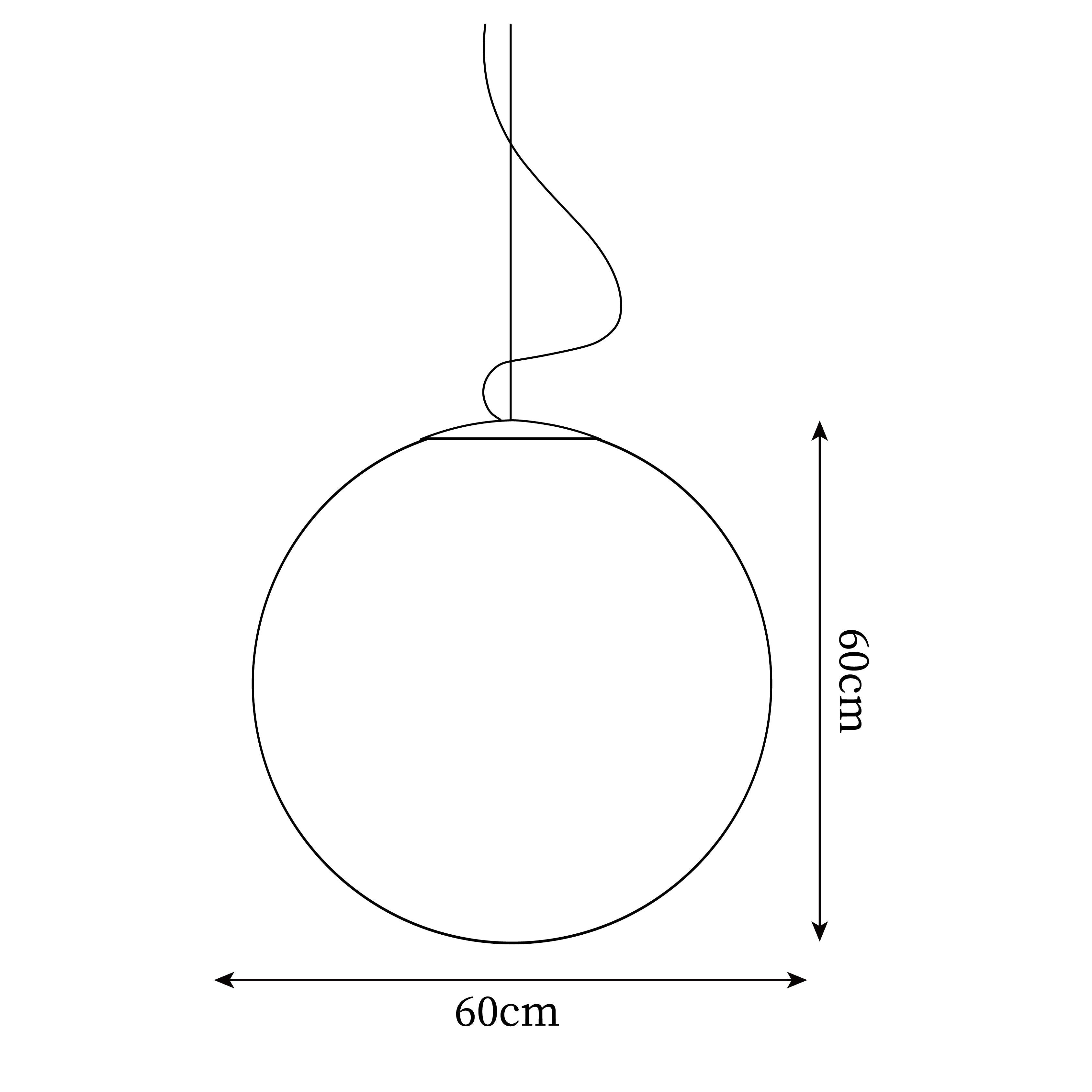 Lunara Moon Pendant Lamp - Lamp Copper