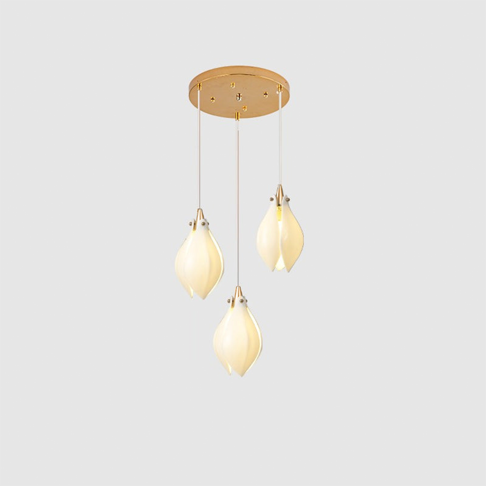 Olivia Luxury Metal Ceramic Pendant Light Living Room Bedroom - Lamp Copper