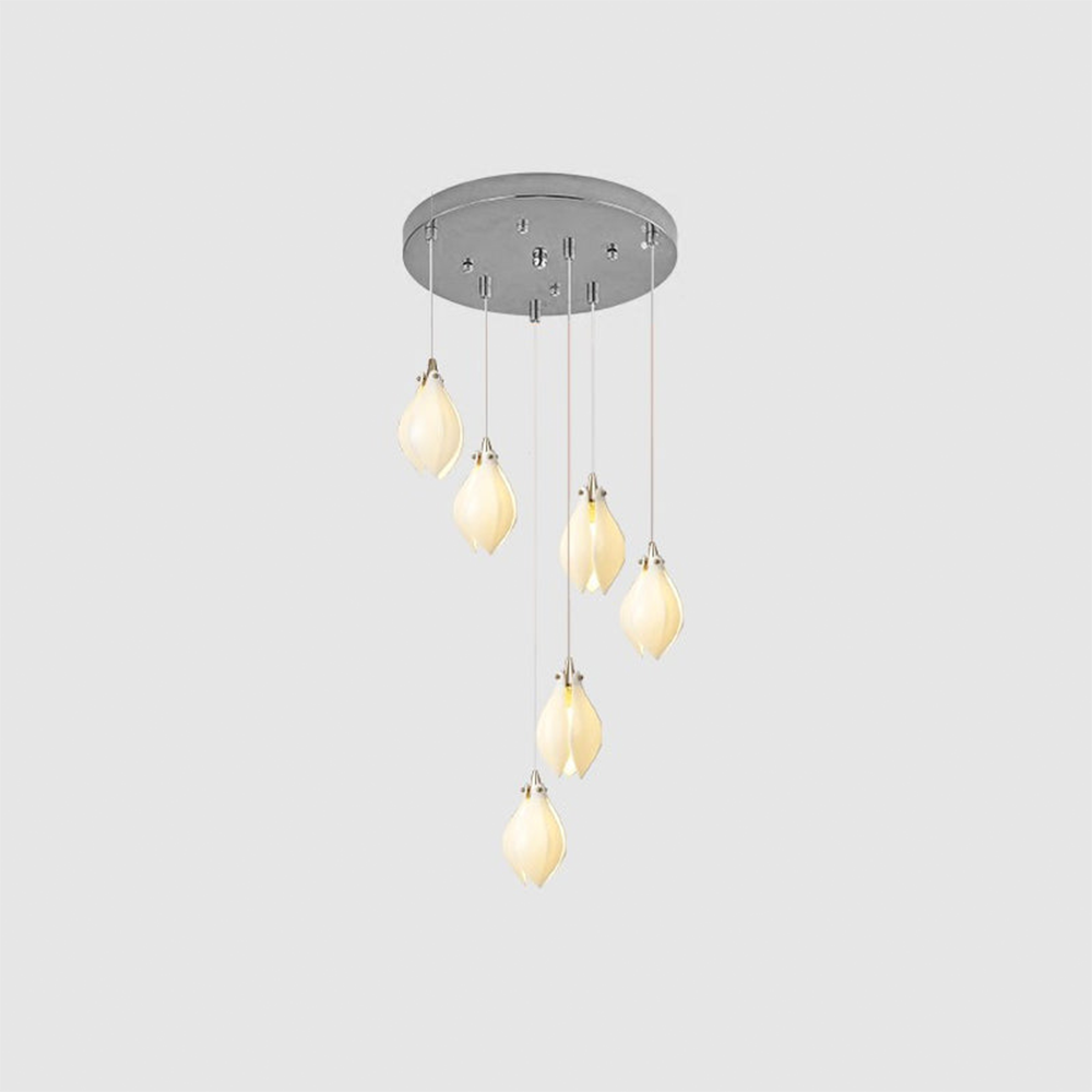 Olivia Luxury Metal Ceramic Pendant Light Living Room Bedroom - Lamp Copper