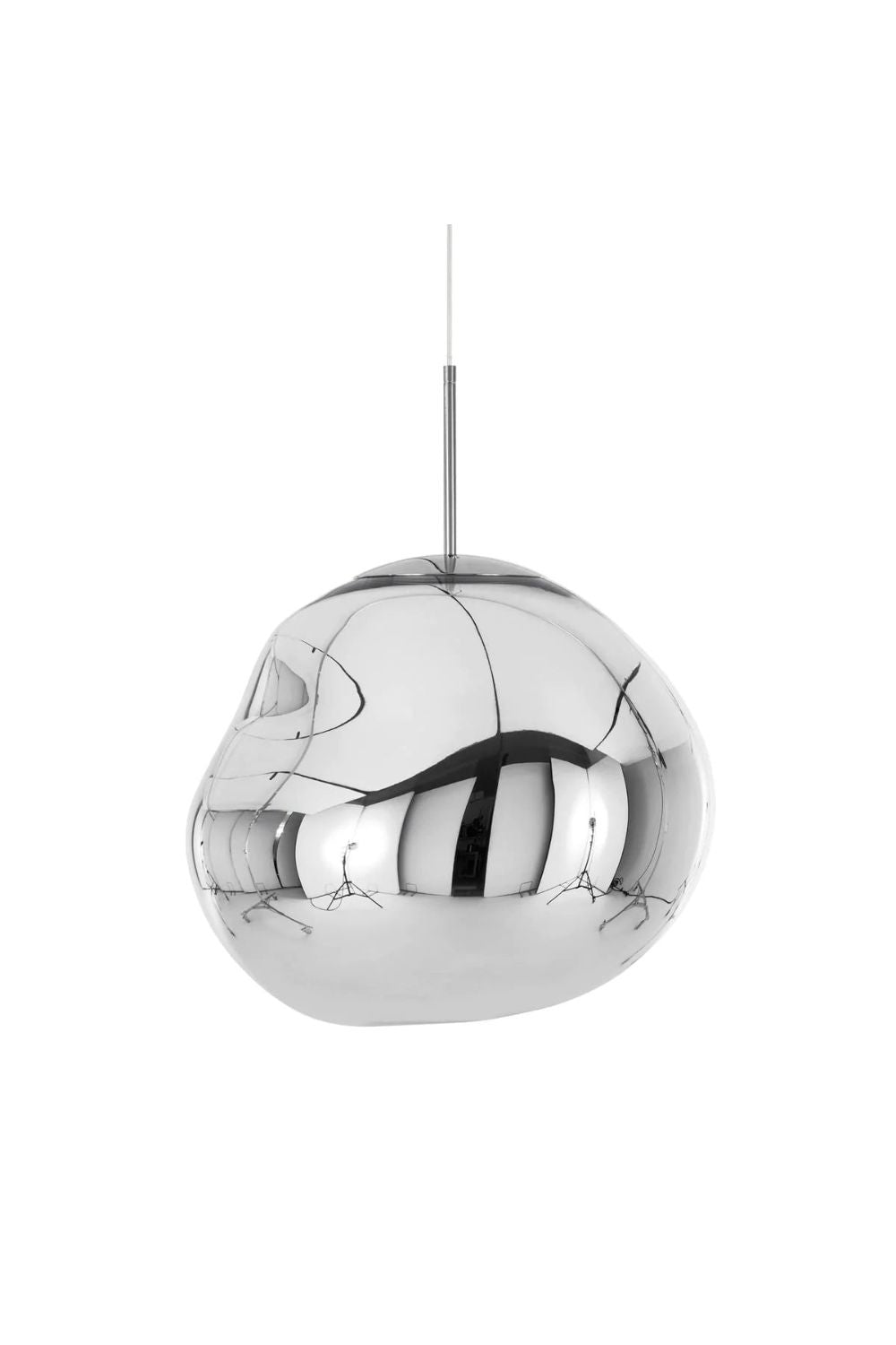 Solara Pendant Lamp Blown Glass Irregular Cluster Sculptural - Lamp Copper
