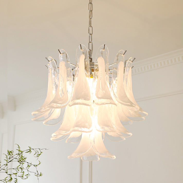 Kelly Murano Glass Chandeliers - Lamp Copper