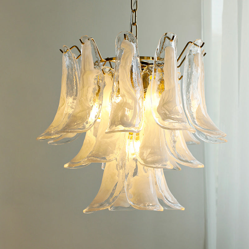 Kelly Murano Glass Chandeliers - Lamp Copper