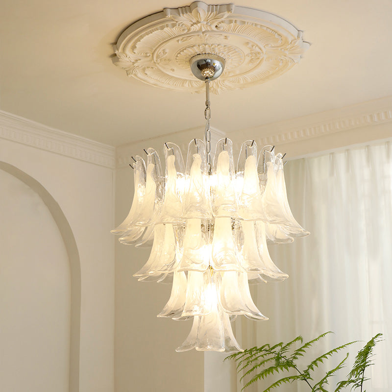 Kelly Murano Glass Chandeliers - Lamp Copper