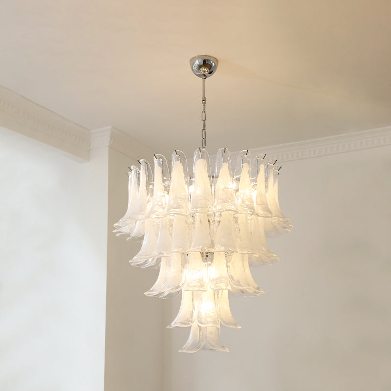 Kelly Murano Glass Chandeliers - Lamp Copper