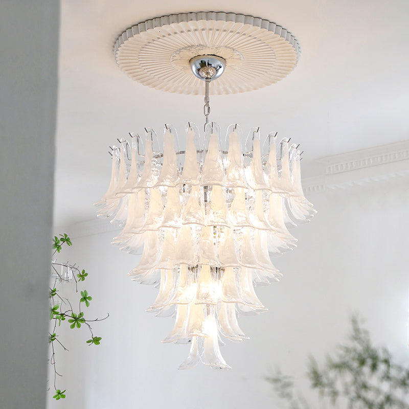 Kelly Murano Glass Chandeliers - Lamp Copper