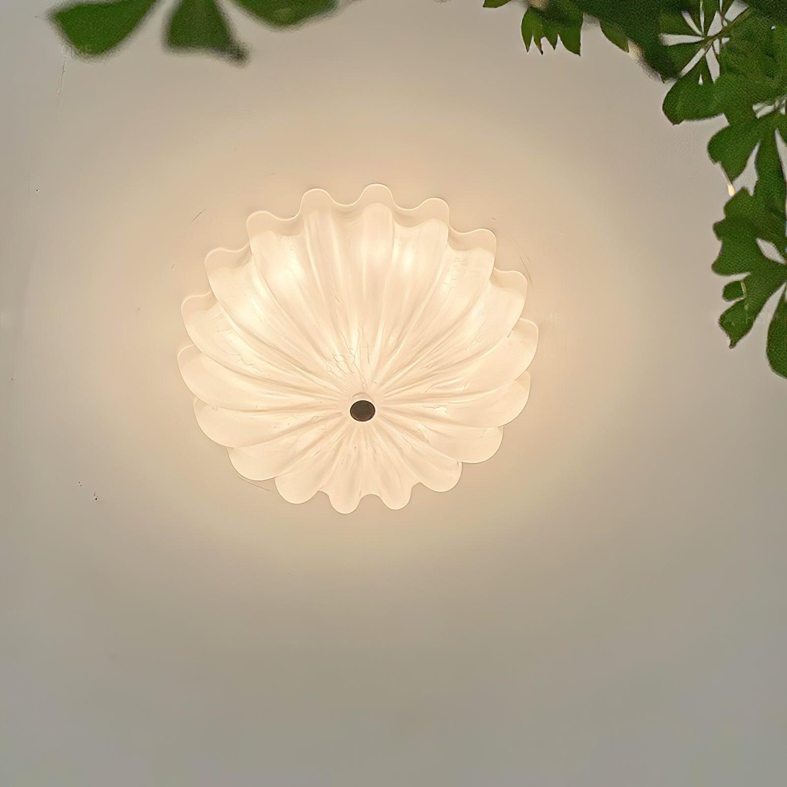 Wyna Blown Glass Ceiling Light - Lamp Copper