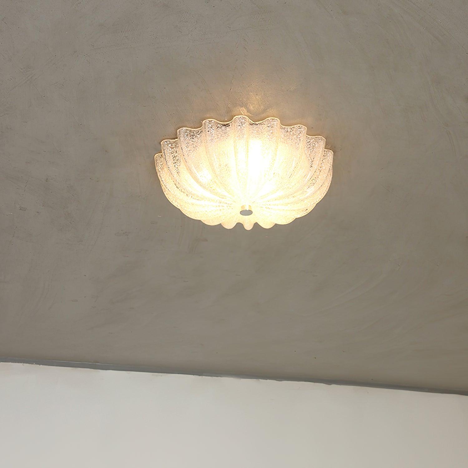 Wyna Blown Glass Ceiling Light - Lamp Copper