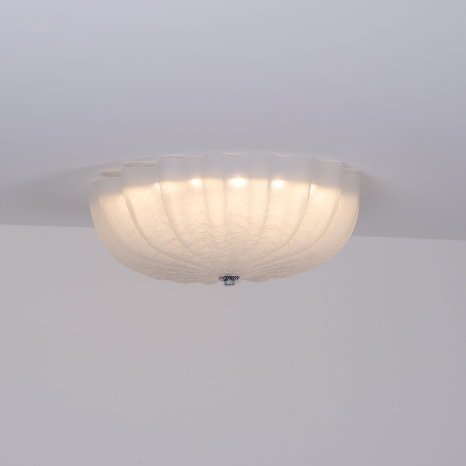 Wyna Blown Glass Ceiling Light - Lamp Copper