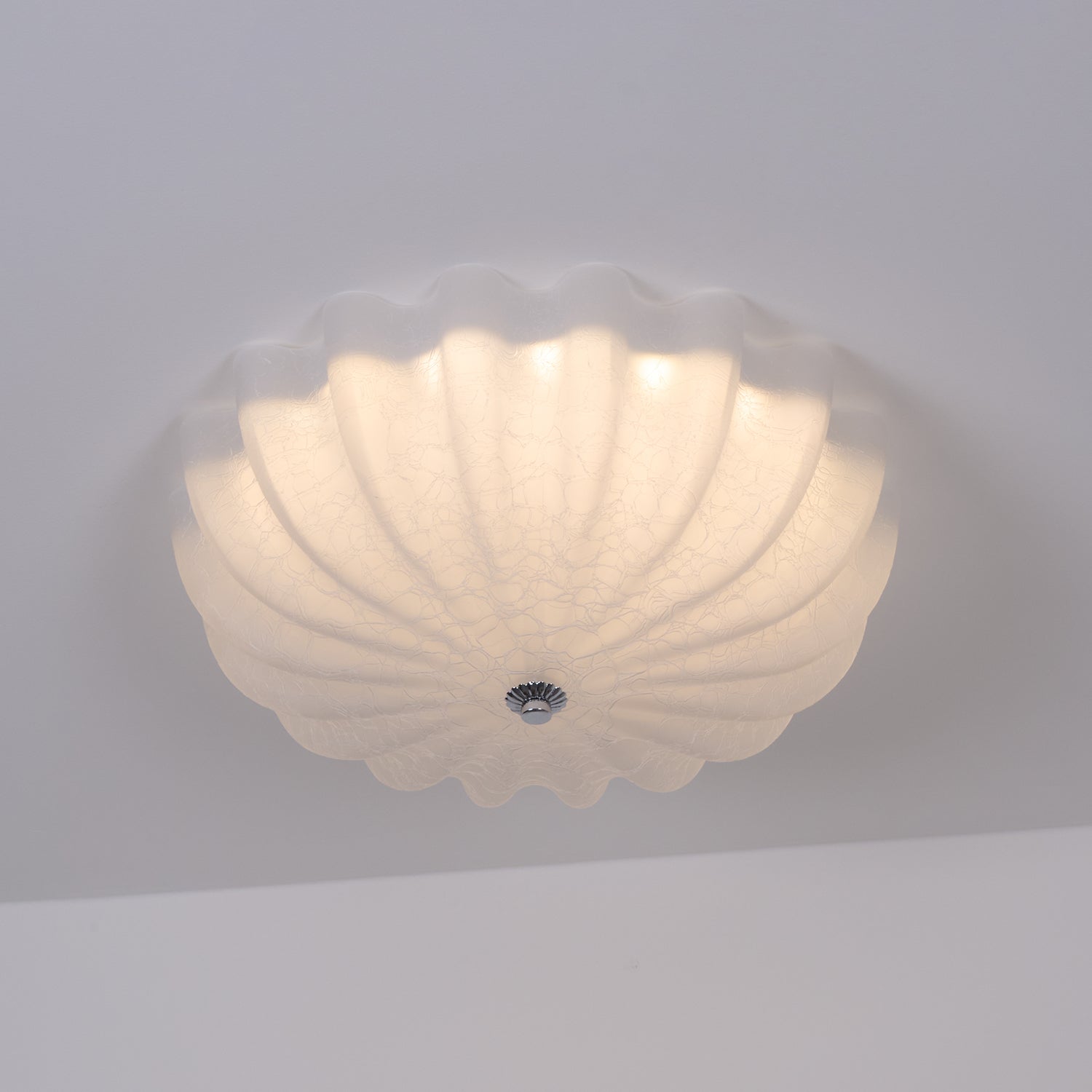 Wyna Blown Glass Ceiling Light - Lamp Copper