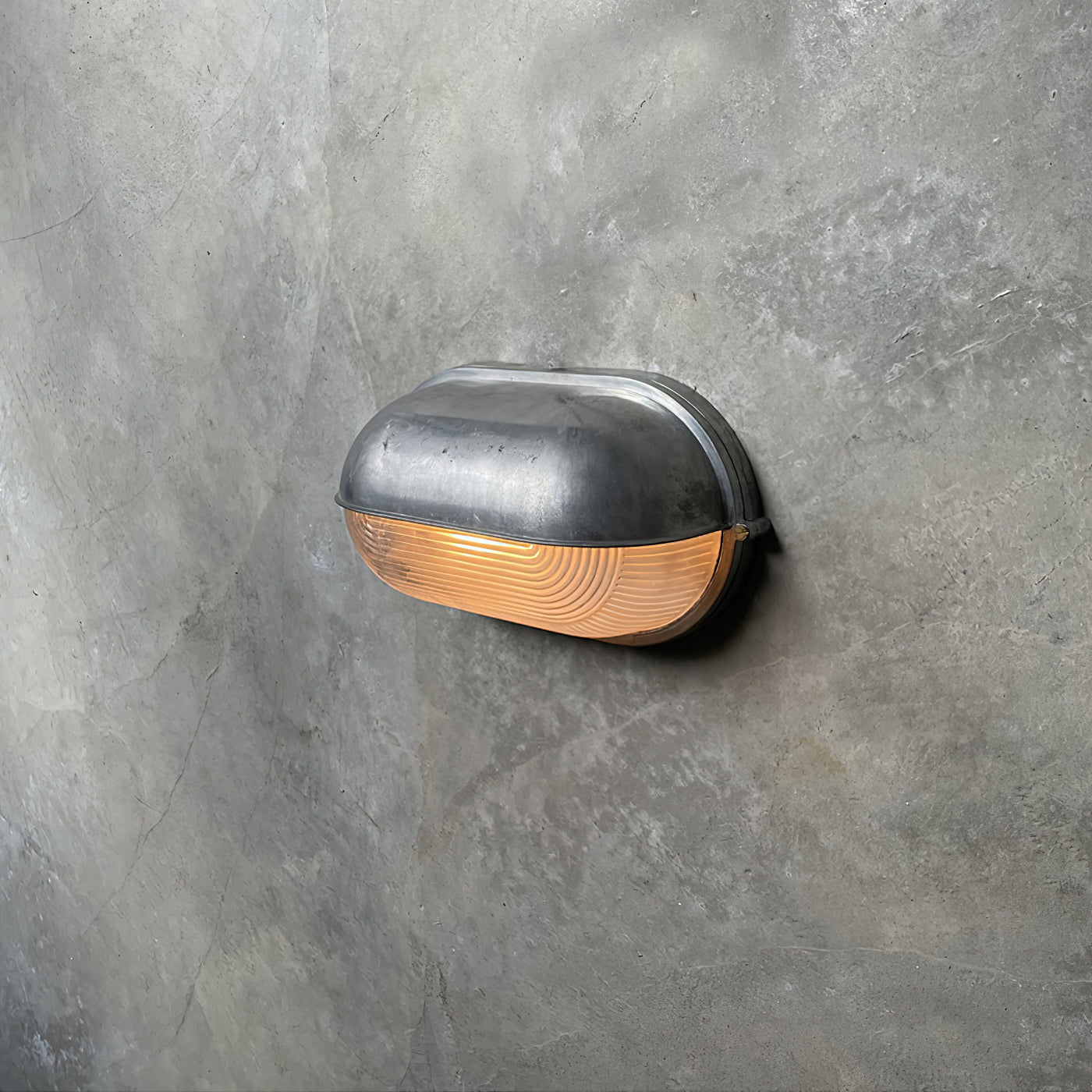 Vorn Modern Round/Ellipse Outdoor Waterproof Wall Lamp. 2 Colors - Lamp Copper