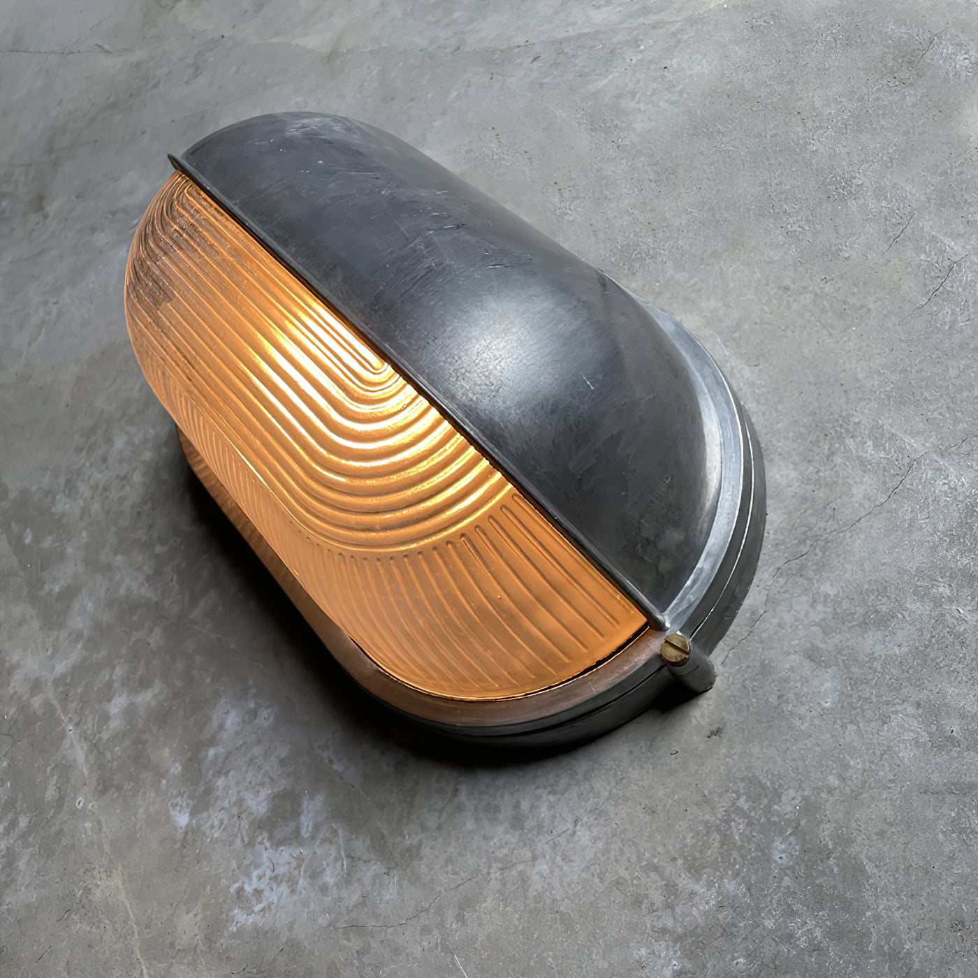 Vorn Modern Round/Ellipse Outdoor Waterproof Wall Lamp. 2 Colors - Lamp Copper