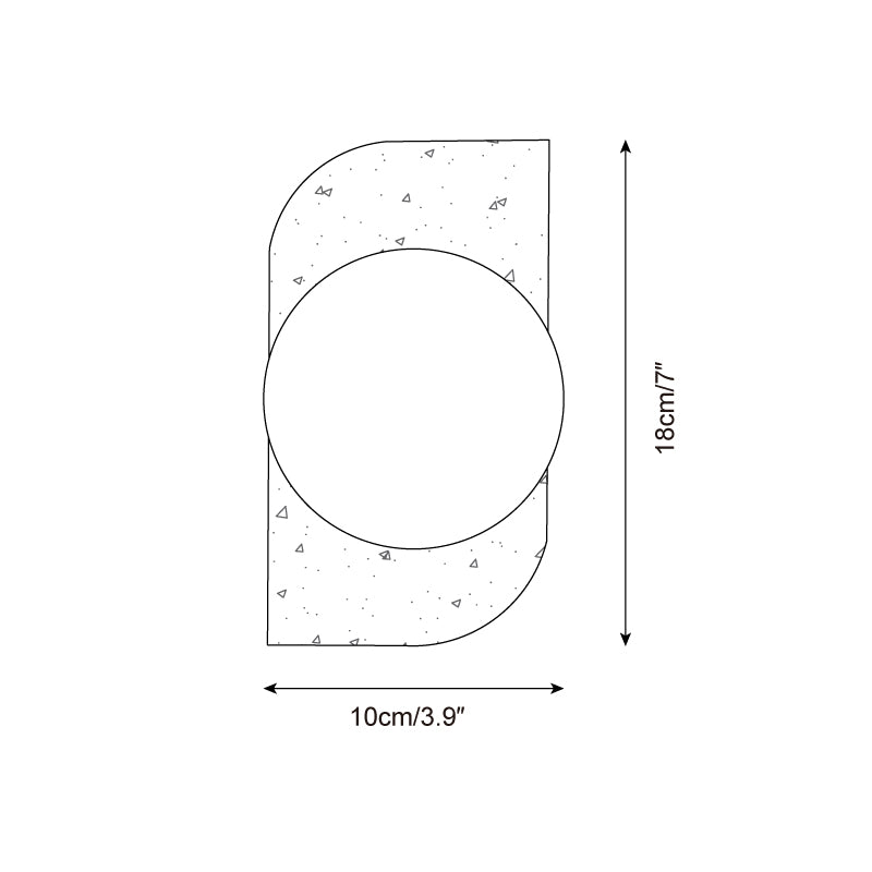 Ritta Travertine Wall Lamp - Lamp Copper