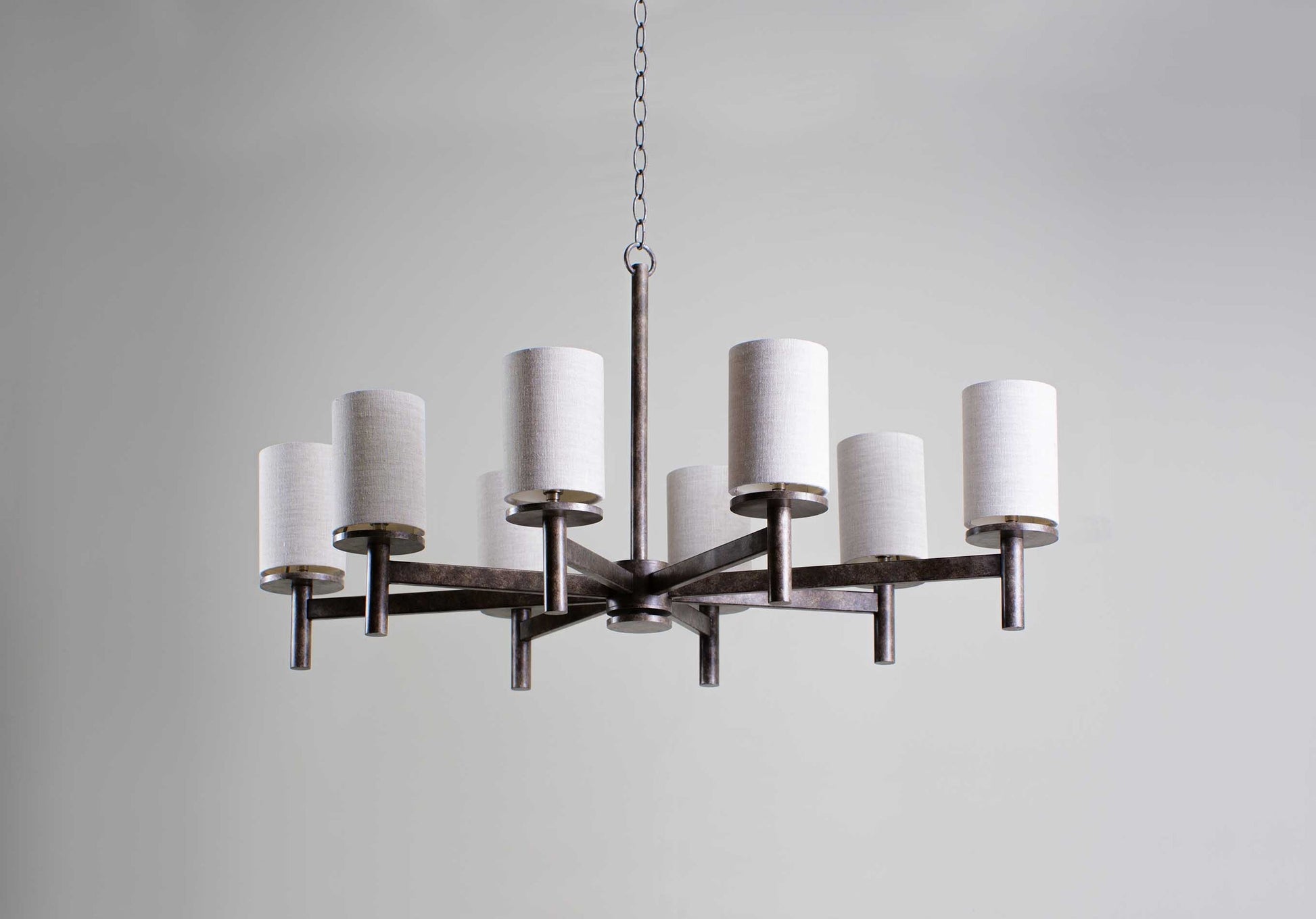 Iltalaris Premium Nordic Art Brass Fabric Chandelier - Lamp Copper