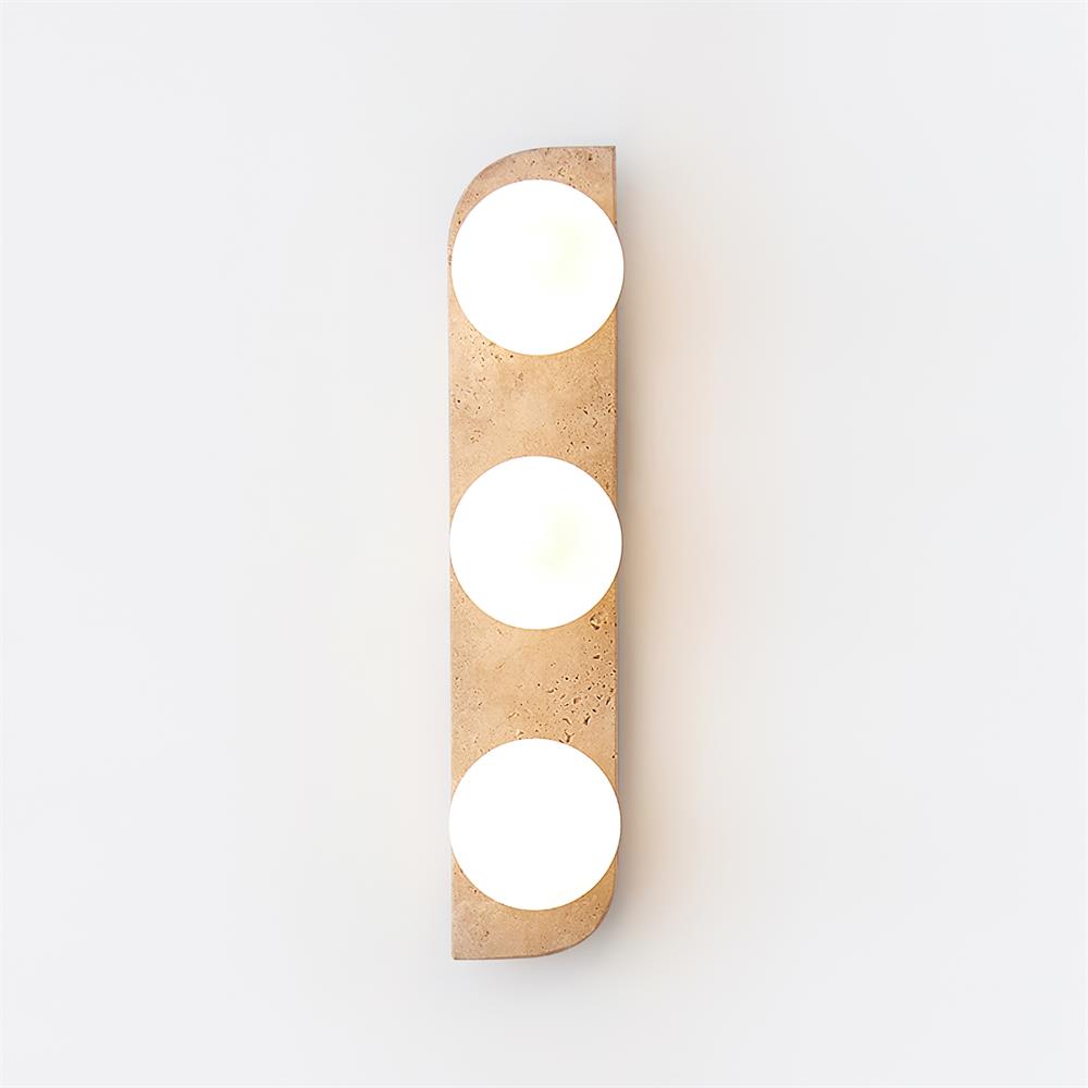 Ritta Travertine Wall Lamp - Lamp Copper