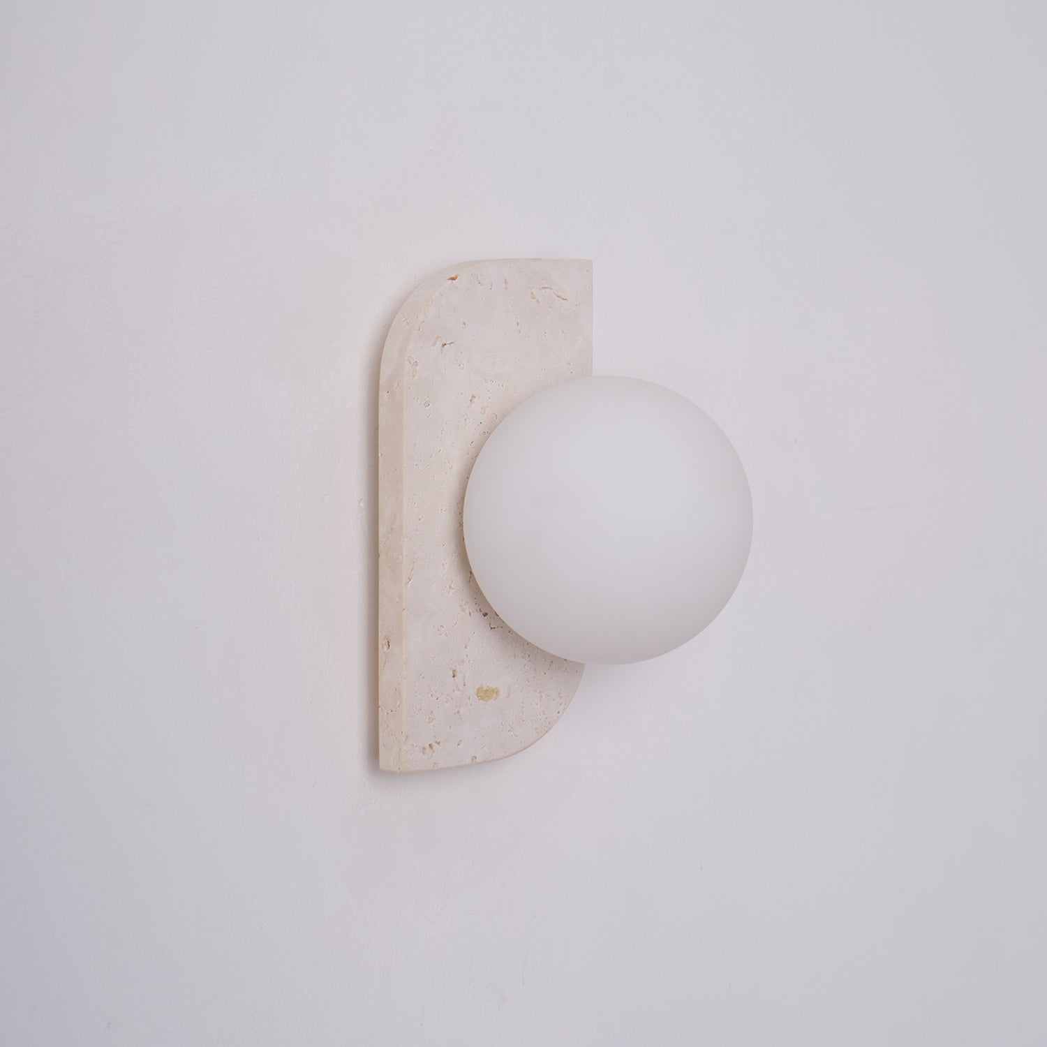 Ritta Travertine Wall Lamp - Lamp Copper