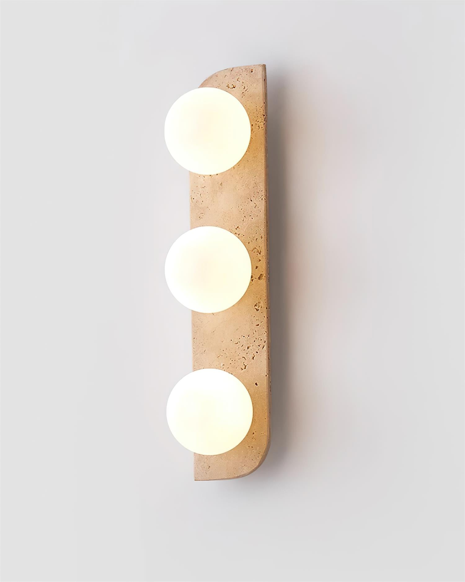 Ritta Travertine Wall Lamp - Lamp Copper