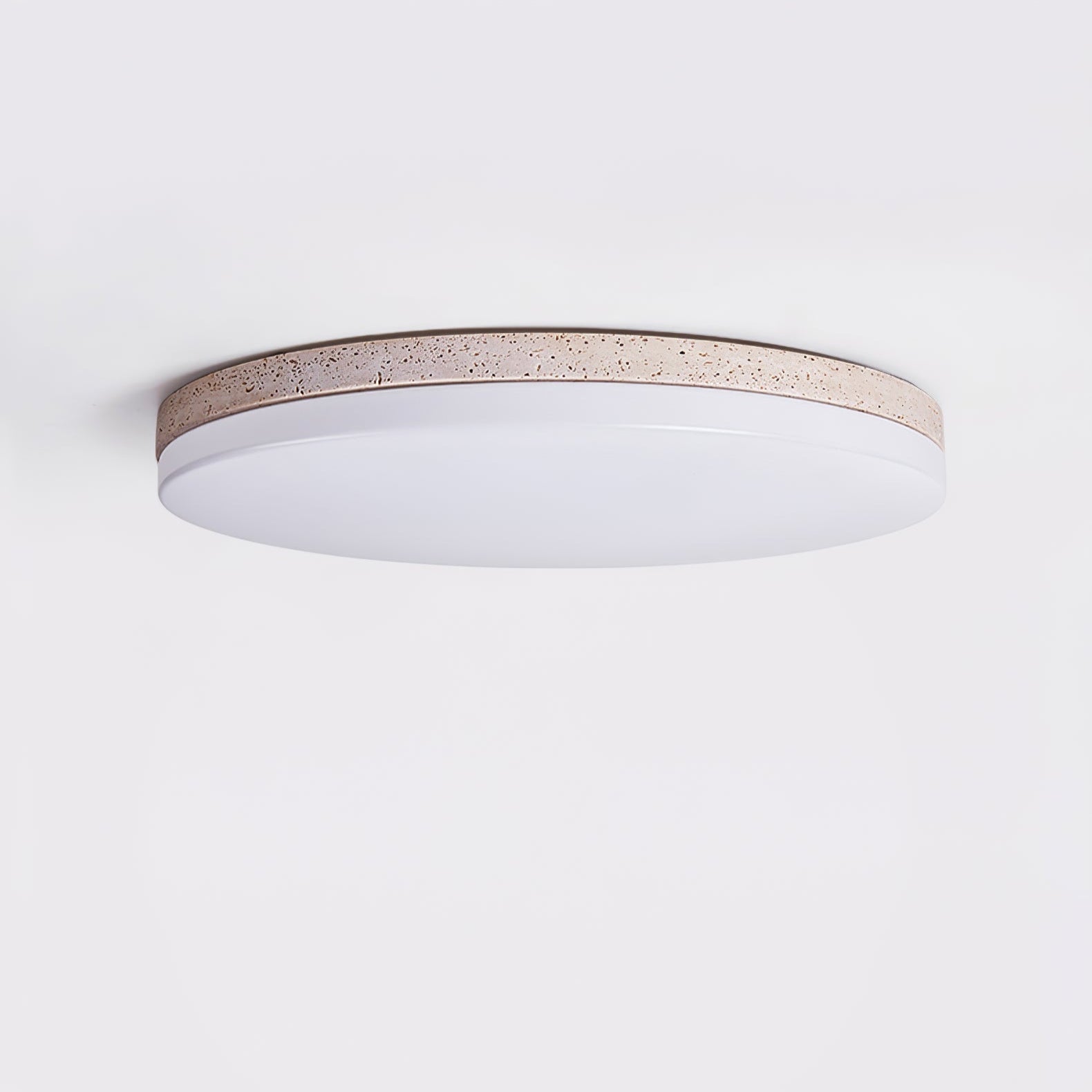 Orla Travertine Ceiling Light - Lamp Copper