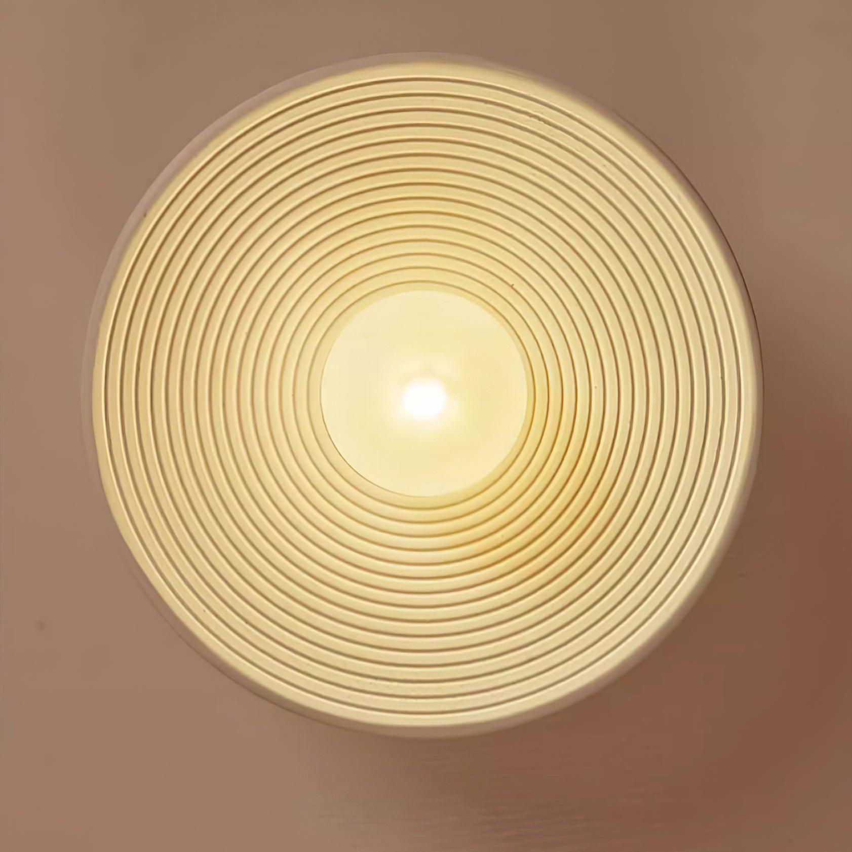 Orvian Wooden Flush Mount Ceiling Light with Round Globe - Lamp Copper