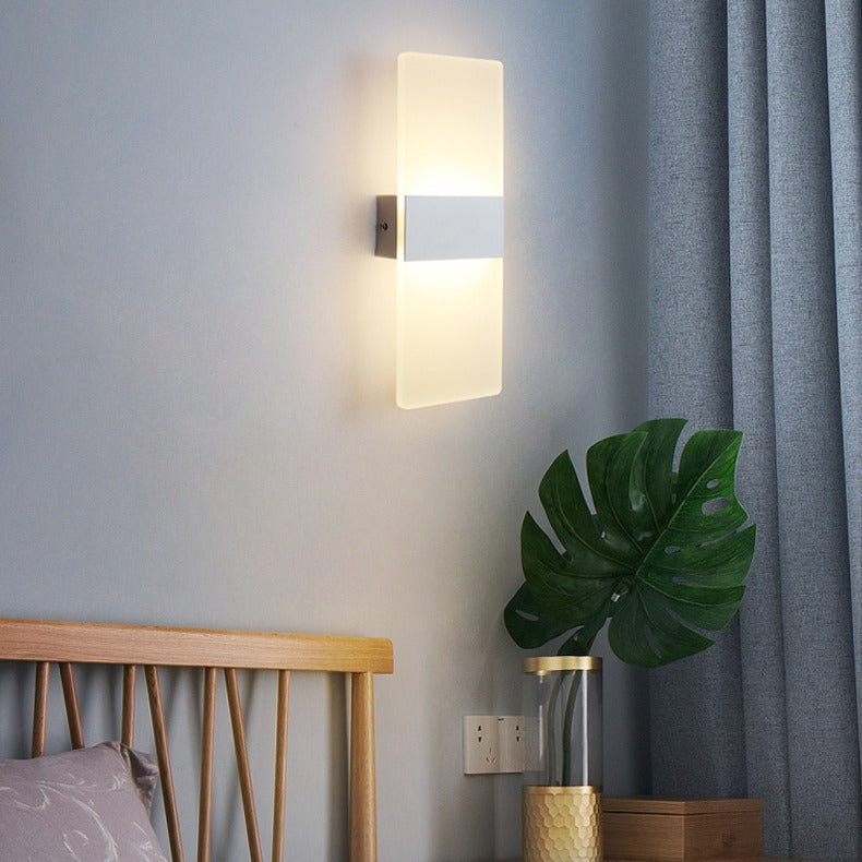 Arisha Rectangular Wall Lamp, 3 Colour - Lamp Copper