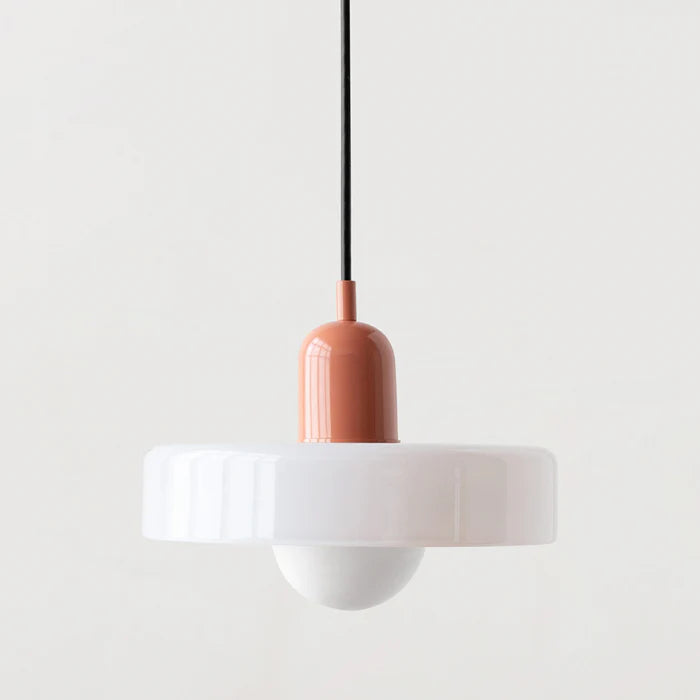 Jess Vintage Glass Pendant Light - Lamp Copper