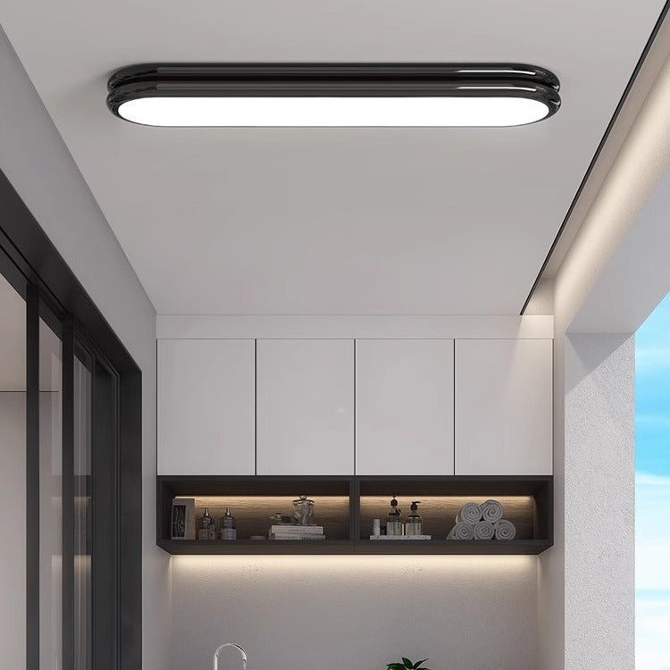 Arisha Modern LED Flush Mount Ceiling Light Black/Yellow/White Living Room - Lamp Copper
