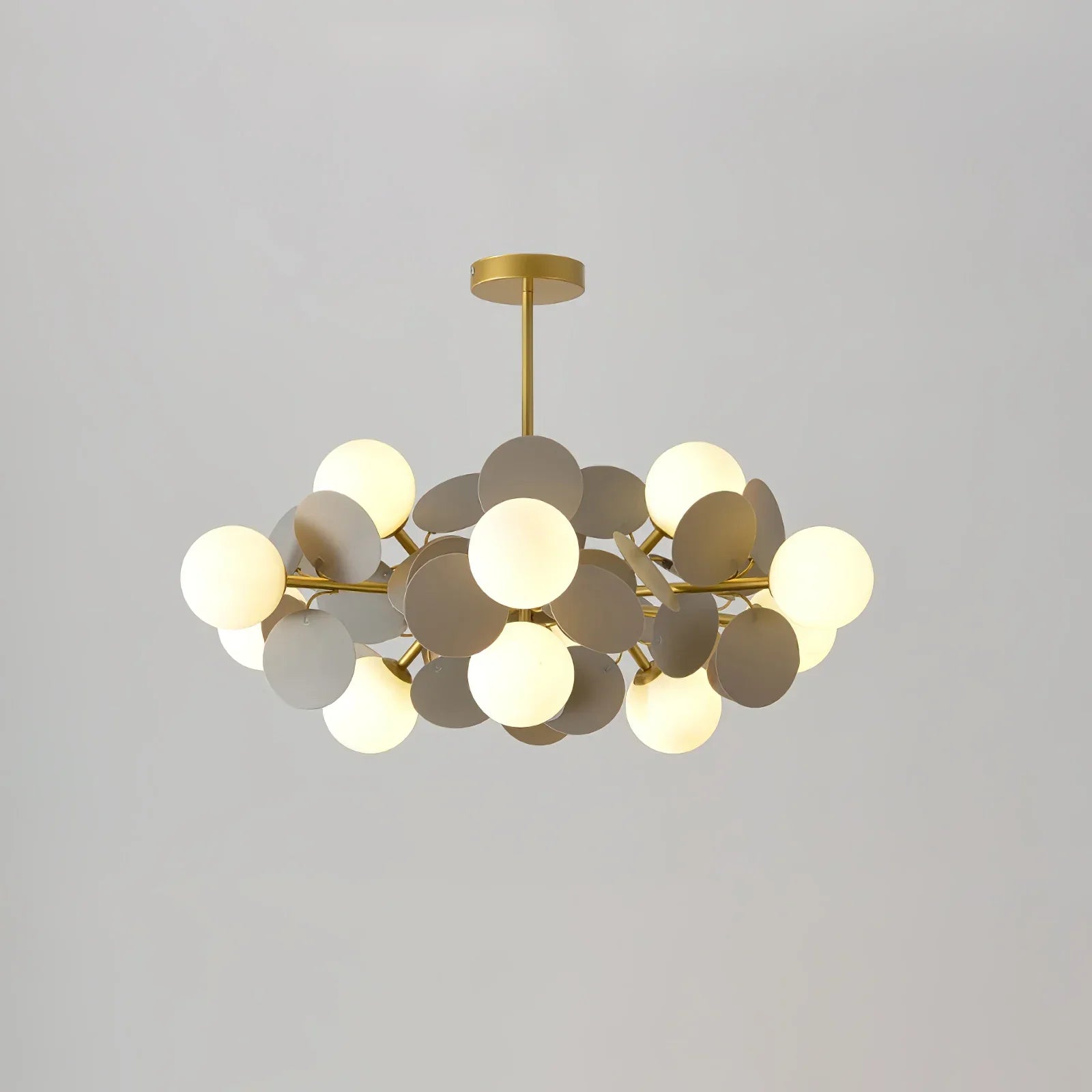 Nexen Multicolored Flower Branch Chandelier Living Room - Lamp Copper