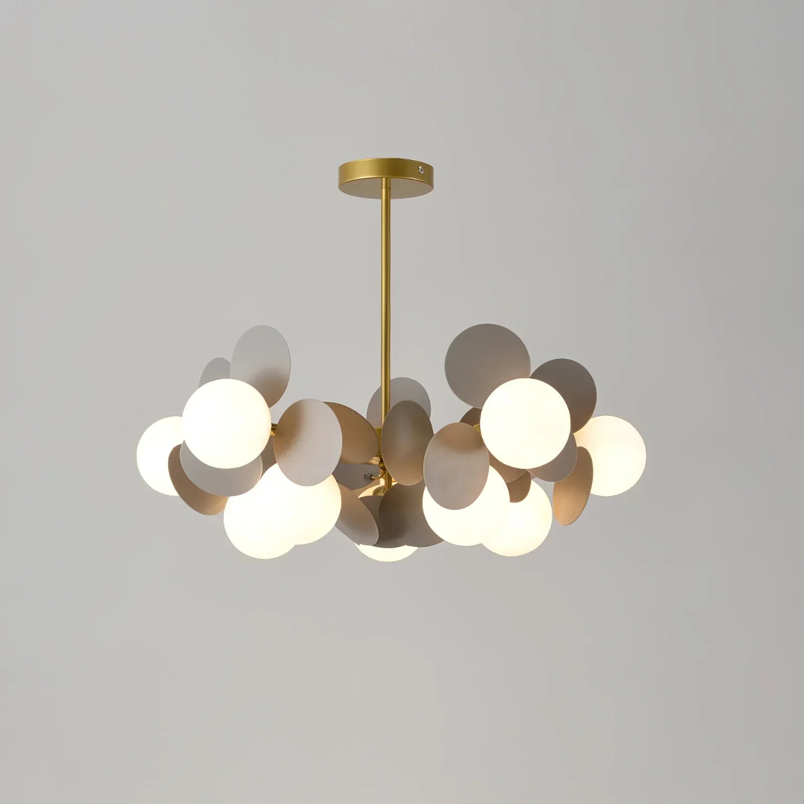 Nexen Multicolored Flower Branch Chandelier Living Room - Lamp Copper