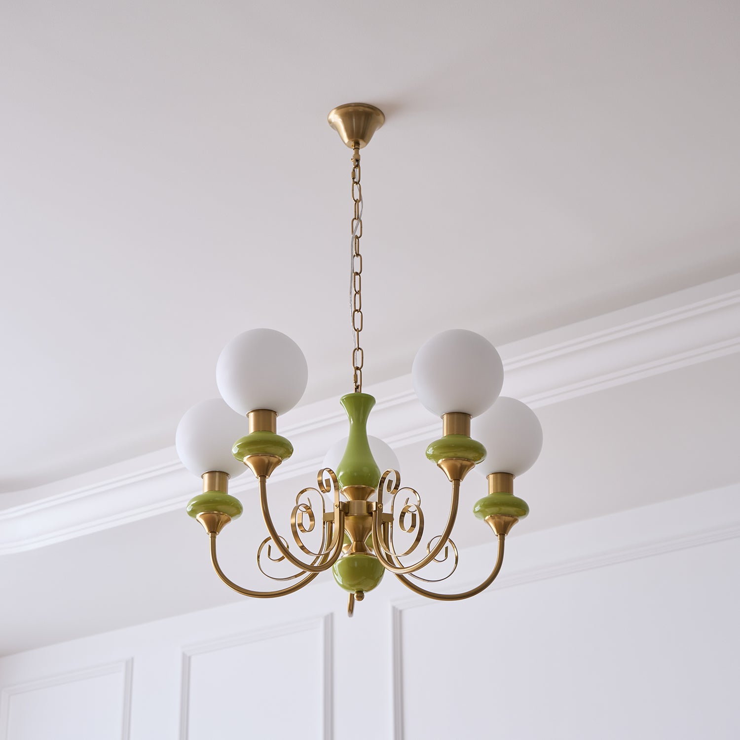 Evanthe Chandelier Glass - Lamp Copper
