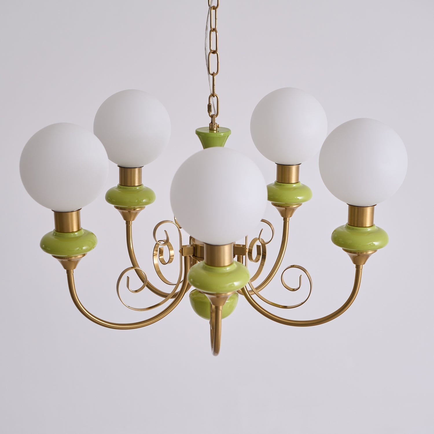 Evanthe Chandelier Glass - Lamp Copper