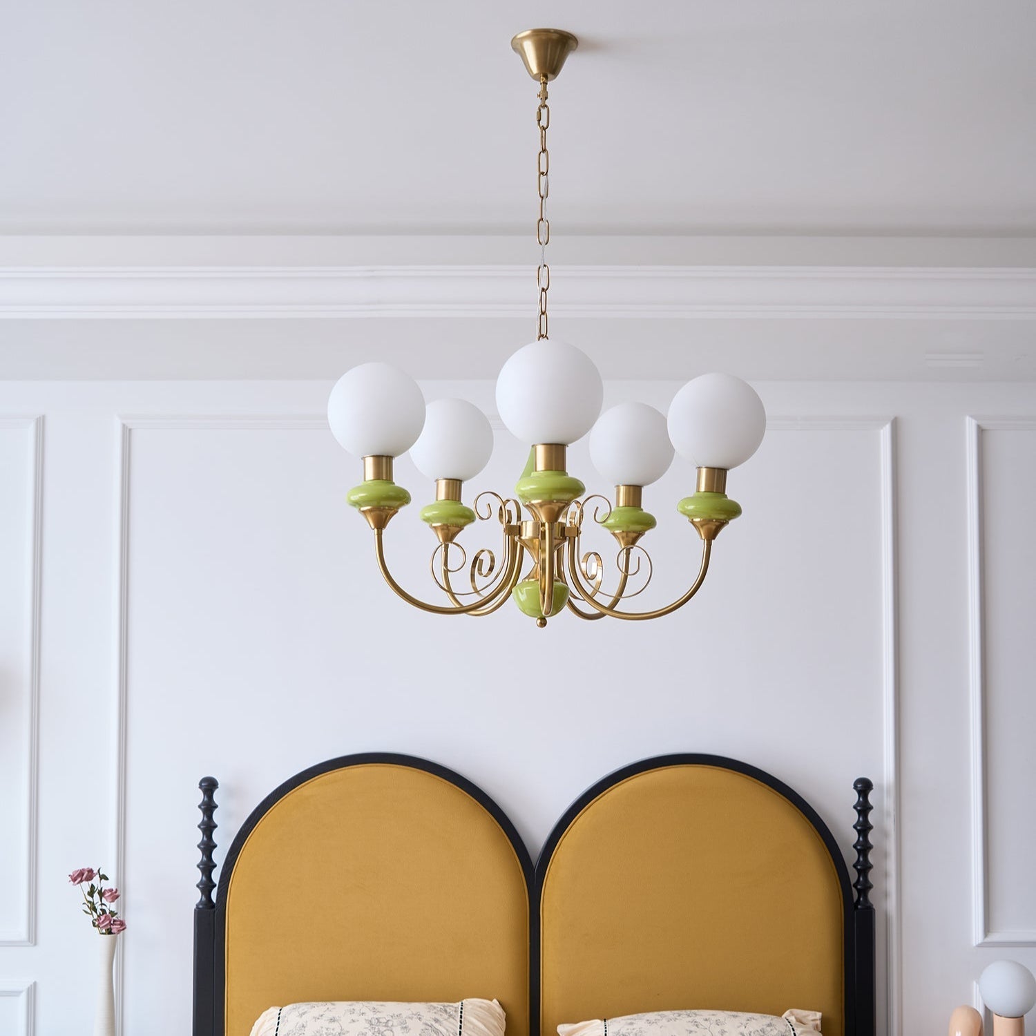 Evanthe Chandelier Glass - Lamp Copper